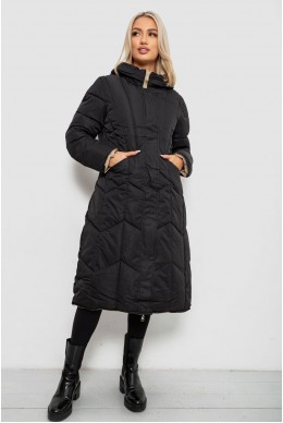 Куртка женская двусторонняя зимняя  -уценка, цвет черный, 244R24115-U-1