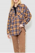 Костюм жіночий сорочка+штани в клітку 230R2002, колір Світло-коричневий - фото № 4