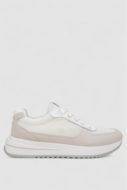 Кроссовки женские, цвет бело-серый, 248RG150