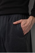 Спортивные штаны мужские на флисе, цвет серый, 244R41715 - фото № 4