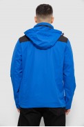 Вітровка чоловіча з принтом 244R2515, колір Синій - фото № 4