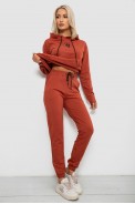 Спортивный костюм женский двухнитка  -уценка, цвет терракотовый, 214R1419-003-U-14 - фото № 2