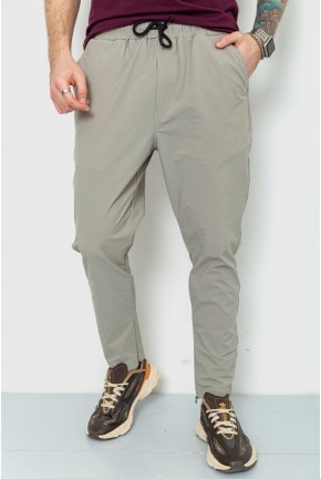 Спортивные брюки мужские тонкие стрейчевые, цвет светло-оливковый, 157R100
