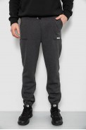 Спортивные штаны мужские на флисе, цвет грифельный, 129RA9998 - фото № 0