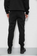 Спортивные штаны мужские на флисе, цвет черный, 129RA9998 - фото № 3