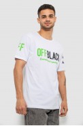 Футболка мужская с принтом, цвет белый, 244R1015 - фото № 2