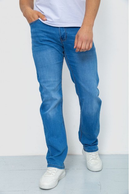 Джинсы муские  -уценка, цвет голубой, 244R8085-U-1