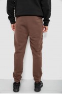 Спортивные штаны мужские на флисе, цвет коричневый, 129RA9998 - фото № 3