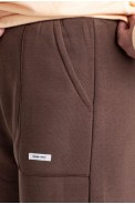 Спортивные штаны мужские на флисе, цвет коричневый, 129RA9998 - фото № 3