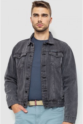 Куртка чоловіча джинсова, колір сірий, 182R904