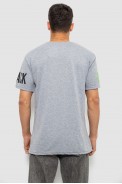 Футболка мужская с принтом, цвет серый, 244R1015 - фото № 3