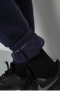Спортивні штани чоловічі на флісі, колір синій, 129RA9998 - фото № 6
