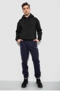 Спортивні штани чоловічі на флісі, колір синій, 129RA9998 - фото № 1