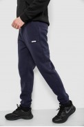 Спортивні штани чоловічі на флісі, колір синій, 129RA9998 - фото № 2