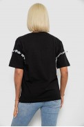 Футболка женская с принтом, цвет черный, 244R2351 - фото № 3