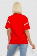 Футболка женская с принтом, цвет красный, 244R2351 - фото № 3
