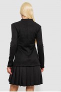 Платье женское однотонное утеплённое, цвет черный, 244R376 - фото № 3