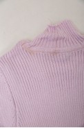 Водолазка жіноча в рубчик  -уцінка, колір світло-бузковий, 214R91306-U-34 - фото № 5
