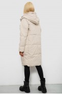 Куртка женская зимняя  -уценка, цвет светло-бежевый, 244R8832-U-2 - фото № 3