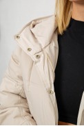 Куртка женская зимняя  -уценка, цвет светло-бежевый, 244R8832-U-2 - фото № 4