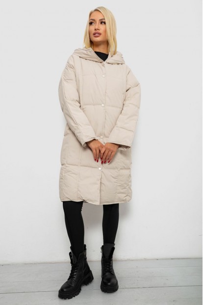 Куртка женская зимняя  -уценка, цвет светло-бежевый, 244R8832-U-2