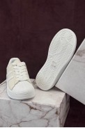 Кросівки жіночі демісезонні  уцінка, колір бежево-білий, 248RBK10-U-1 - фото № 5
