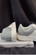 Кросівки чоловічі  уцінка, колір біло-сірий, 248RHB710-14-U - фото № 3
