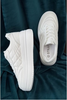 Кроссовки женские демисезонные  -уценка, цвет белый, 248RBL21-U-1