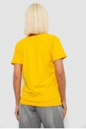 Футболка женская с принтом, цвет желтый, 244R2002 - фото № 3