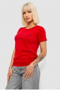 Футболка жіноча з принтом, колір червоний, 244R2002 - фото № 2