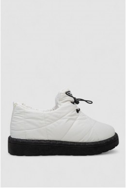 Дутики жіночі зимові на хутрі  -уцінка, колір біло-чорний, 248RFM04-U-2