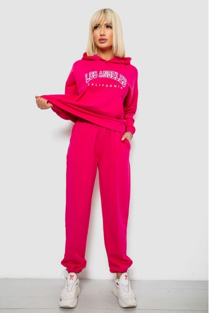 Спортивный костюм женский с принтом, цвет розовый, 244R1063AG