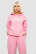 Спортивный костюм женский с принтом, цвет светло-розовый, 244R1063AG - фото № 1