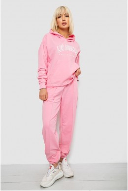 Спортивный костюм женский с принтом, цвет светло-розовый, 244R1063AG