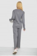 Костюм жіночий в рубчик повсякденний  -уцінка, колір сірий, 238R57415-U-4 - фото № 3