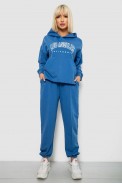 Спортивный костюм женский с принтом, цвет синий, 244R1063AG - фото № 0