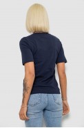 Футболка жіноча з принтом, колір синій, 241R125 - фото № 3