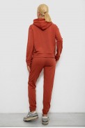 Спортивний костюм жіночий двонитка  -уцінка, колір теракотовий, 214R1419-004-U-3 - фото № 3