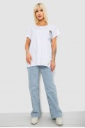Футболка женская с принтом, цвет белый, 244R2430 - фото № 1
