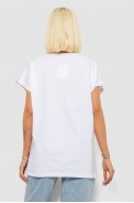Футболка женская с принтом, цвет белый, 244R2430 - фото № 3