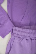 Спортивный костюм женский двухнитка  -уценка, цвет сиреневый, 214R1419-002-U-2 - фото № 6