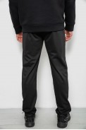 Спортивні штани чоловічі однотонні, колір чорний, 244RY-406 - фото № 3