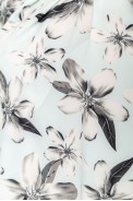 Блуза з квітковим принтом, колір м'ятно-сірий, 230R141-1