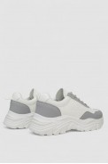 Кроссовки женские, цвет бело-серый, 248RA70 - фото № 3