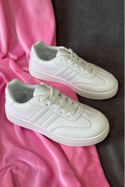 Кросівки жіночі екошкіра, колір білий, 248RJH700