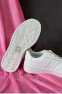 Кросівки жіночі екошкіра, колір білий, 248RJH700 оптом - фото № 4