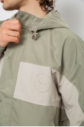 Ветровка мужская с принтом  -уценка, цвет оливковый, 214R603-1-U оптом - фото № 6