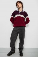 Свитер-обманка мужской, цвет бордовый, 161R913 - фото № 1