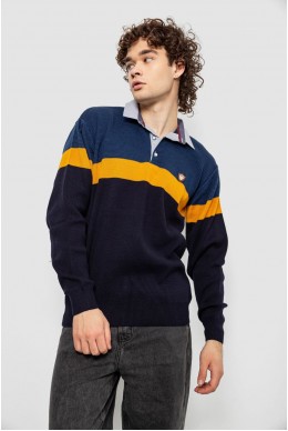 Светр-обманка чоловічий, колір синій, 161R913