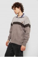 Свитер-обманка мужской, цвет мокко, 161R913 - фото № 2